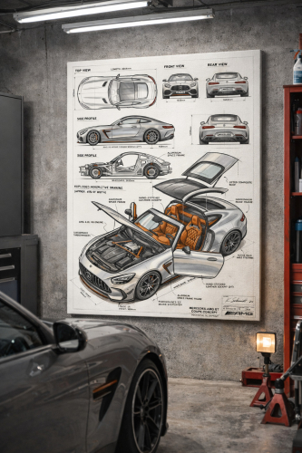 Картина "AMG Engineering Vision" - фото