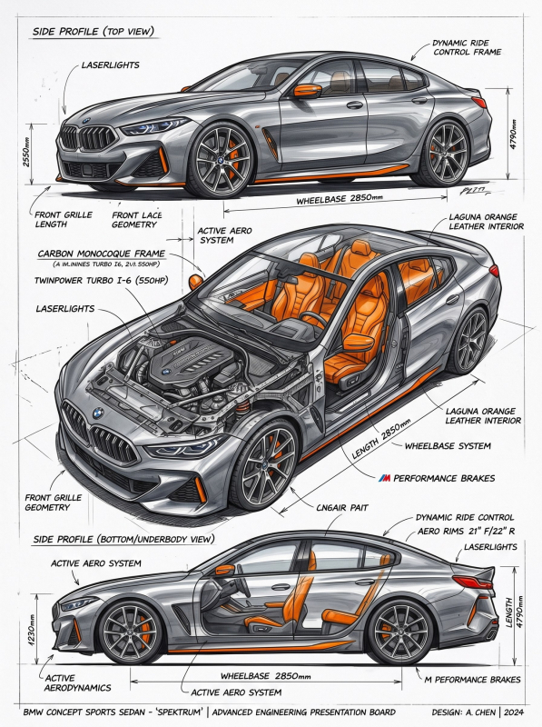 Картина "Інженерна Сила BMW" - фото №2
