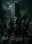 Картина "Guardians of the Threshold" - фото №2
