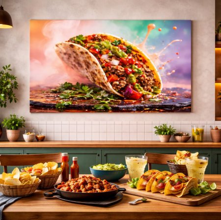 Картина "Flavor Explosion Taco" - фото