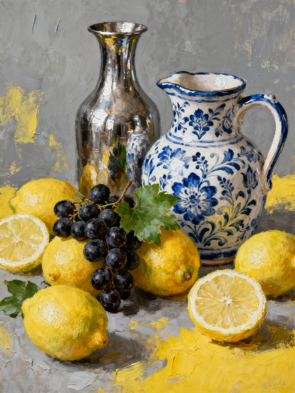 Картина "Citrus Harmony" - фото №2
