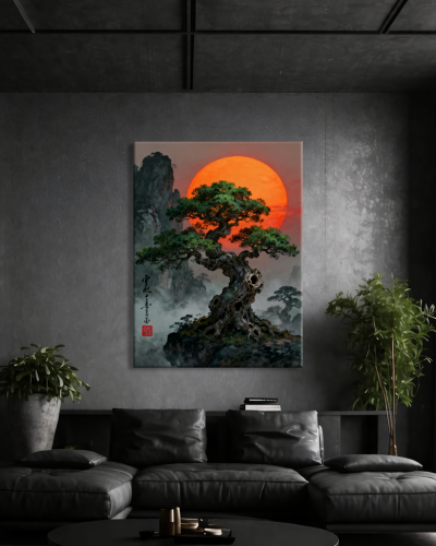 Картина «Red Sun» - фото