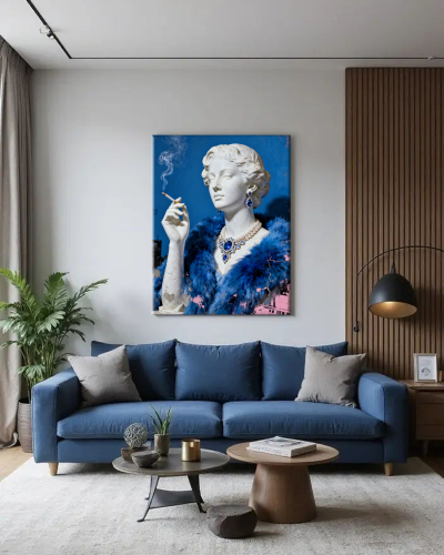 Картина "Blue Luxury Silence" - фото