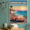 Картина "Ретро Porsche" - фото