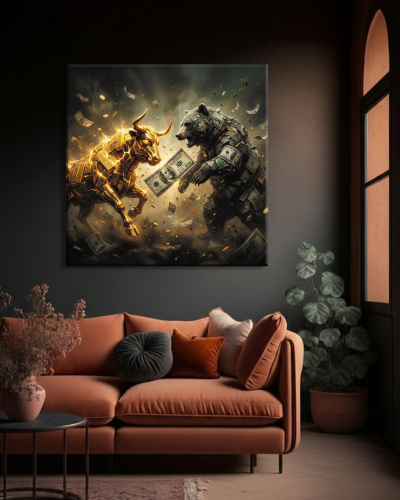 Картина «Clash of Wealth» - фото