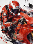 Картина "Scarlet Apex Motion" - фото №2