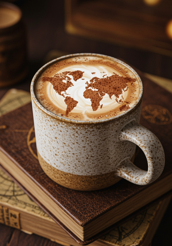Картина "World in a Cup" - фото №2