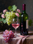 Картина "Rosé Serenity" - фото №2