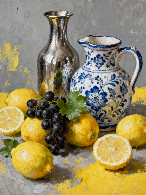 Картина "Citrus Harmony" - фото №2