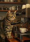 Картина "Barista" - фото №2