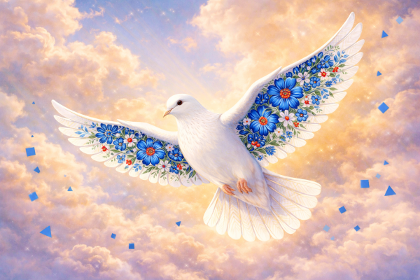 Картина "Sky of Gentle Freedom" - фото №2