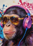 Картина "Music Monkey" - фото №2