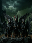 Картина "Guardians of the Threshold" - фото №2