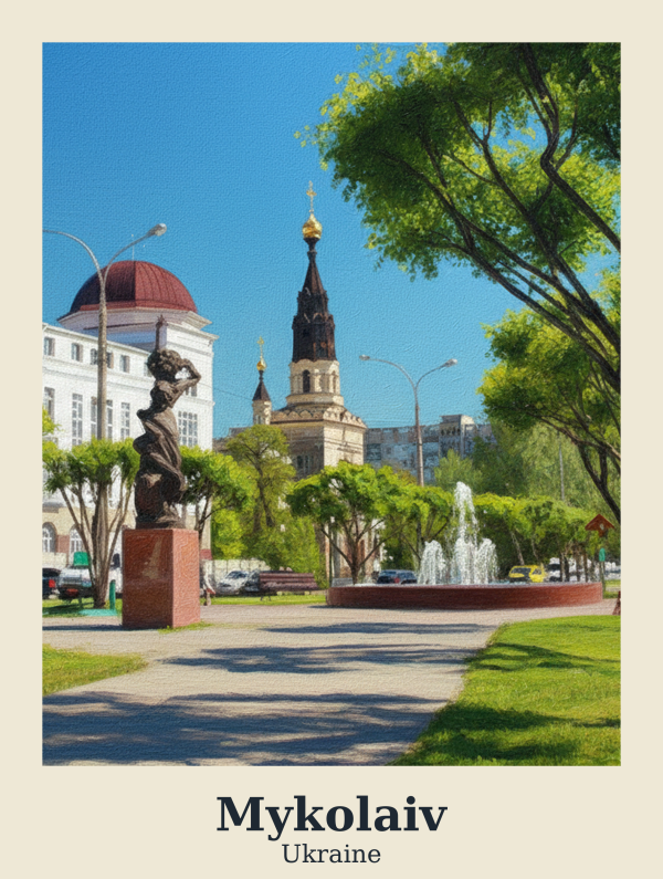 Картина "Mykolaiv" - фото №2