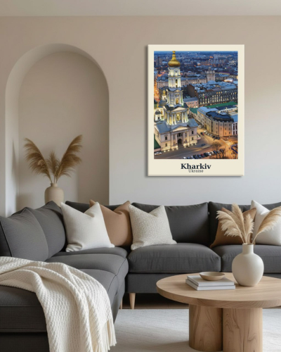 Картина «Харків. Вечірнє місто» - фото