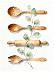 Картина "The warmth of the kitchen" - фото №2