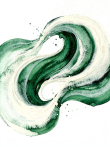 Картина "Green Stream" - фото №2