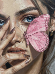 Картина "Butterfly Touch" - фото №2