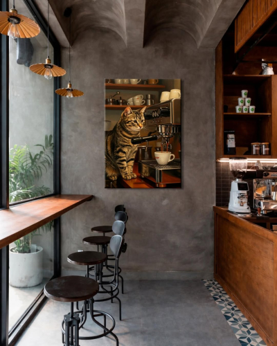 Картина "Barista" - фото