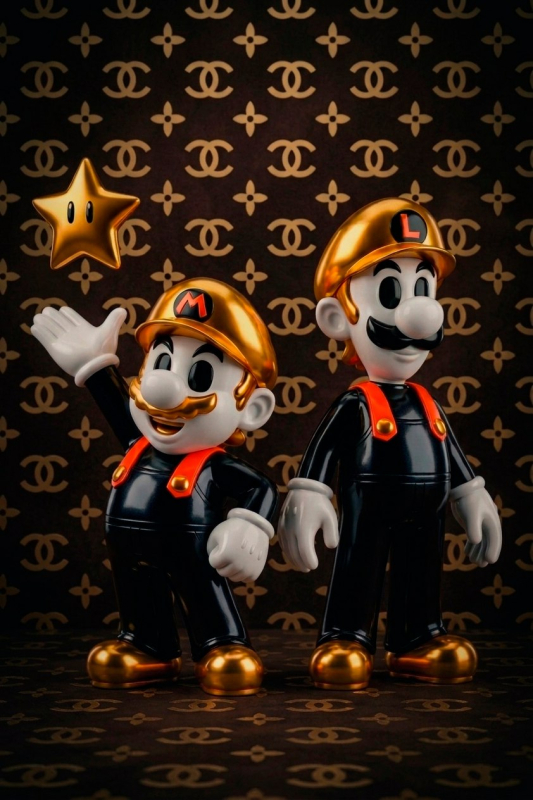 Картина "Play in Gold" - фото №2