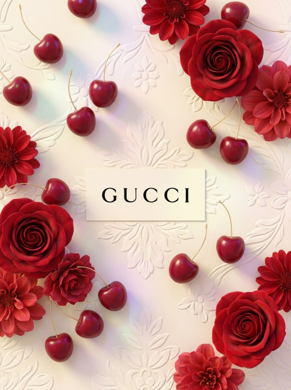Картина "Cherry Bloom Luxury" - фото №2