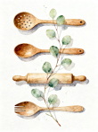 Картина "The warmth of the kitchen" - фото №2