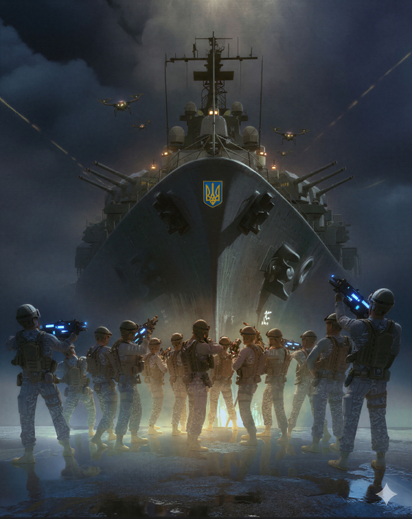 Картина "Грім моря" - фото №2
