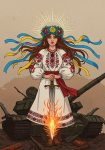 Картина "Берегиня вогню" - фото №3