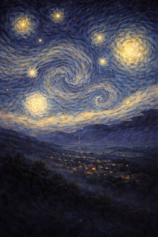 Картина «Whispers of Stars» - фото №2